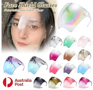 Full Face Shield Mask Clear Protective Shields Visor Safety Cover Anti-Fog Light - Bild 1 von 24