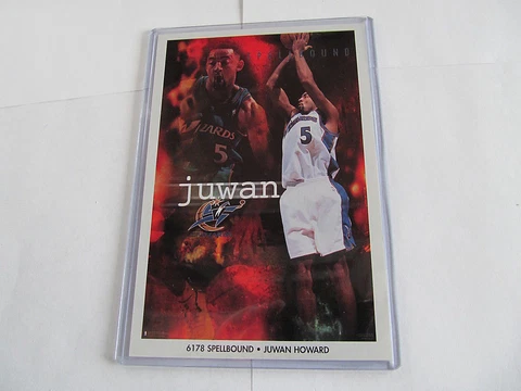 MINT 1990's JUWAN HOWARD "SPELLBOUND" WASHINGTON WIZARDS ORIGINAL MINI POSTER Cover