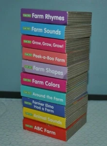 123 Sesame Street by Erin Rose Wage Set/10 On the Farm HC 2017 SESAME WORKSHOP  - Picture 1 of 3