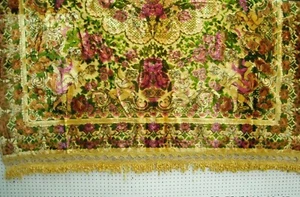 PREGIATA COPERTA IN VELLUTO LAVORATO ANNI '50(?) - Picture 1 of 2