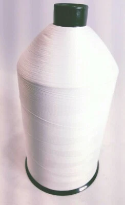 Wildcat Plus White Tex 35 32001 Polyester Textured P621901 Large Spools 32oz - Image 1 of 4