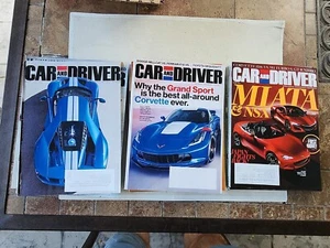 Lot of (23) Diff Car and Driver Magazines - 2015-2017.  Corvette, BMW, Porsche - Picture 1 of 14