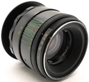 ⭐MINT⭐ 1977!💫 MMZ BelOMO HELIOS 44-2 USSR💫 Lens M42 + Adapt. Canon EF Mount - Picture 1 of 12