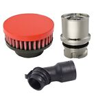 Valve Cover Breather Oil Cap For Twin Turbo 2011-16 Mustang Gt (Wrinkle Red)