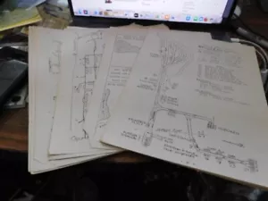 LOTE DE MAPAS DE TRÁNSITO FERROVIARIO FERROCARRIL DÉCADA DE 1940 #1 (14) - Imagen 1 de 19