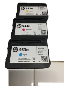 hp Drucker Tintenpatronen 933XL 1 Stück Cyan, Magenta, Gelb Neu Originalverpackt - Bild 1 von 2