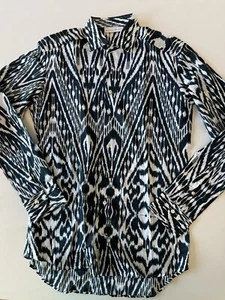 New. Etro Men’s Long Sleeve Shirt. Cotton.   Ikat EU 38/US Small - Picture 1 of 5