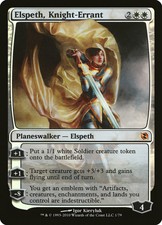 Elspeth, Knight-Errant EX MTG Foil Elspeth vs Tezzeret