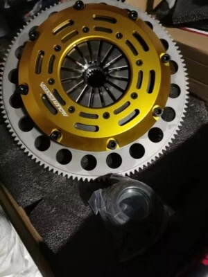 Racing Performance Clutch Twin Disc Kit FOR HONDA ACCORD PRELUDE H22 H23 F22 F23 - Image 1 of 4