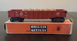 Lionel 6462 O Gauge Red Gondola Car w/Original Box