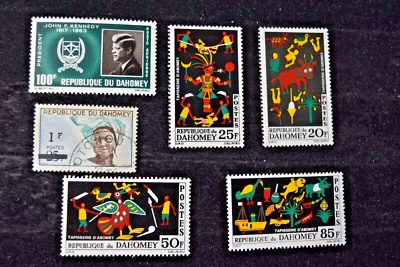 DAHOMEY(BENIN)  1964  S 211  CTO +KENNEDY S C30 + S 198-201  MNH - Image 1 of 4