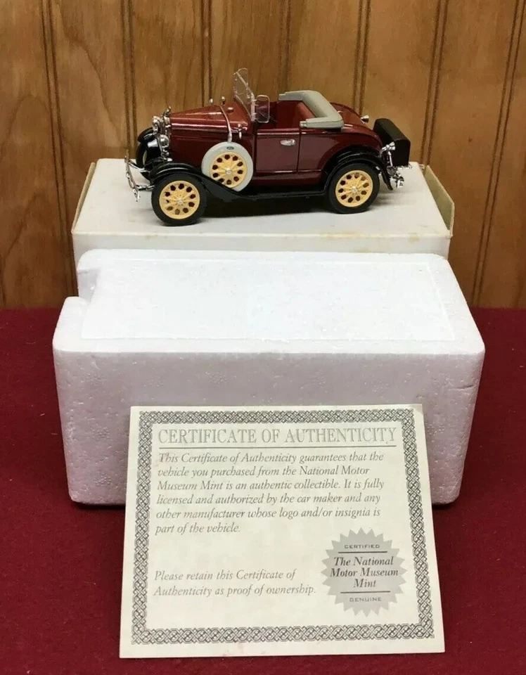 National Motor Museum Mint 1931 Ford Model A Roadster 1/32 Detailed Die-Cast F12 - Image 1 of 1