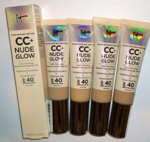 IT Cosmetics CC+ Nude Glow Serum Foundation SPF40 - Full Size - You Choose Shade - Picture 1 of 4