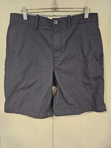 Penguin Chino Shorts Sz 30 Musingwear Blue Classic Flat Front Cotton Casual NWOT - Picture 1 of 5