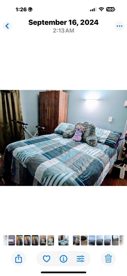 Матрас Queen с регулируемым основанием (подъем головы и ног с дистанционным массажем) новый! - Изображение 1 из 1