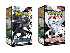 Pokemon Card Game Scarlet & Violet Black Bolt + White Flare Booster 2Box /Korean - Picture 1 of 1