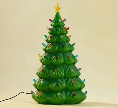 30" Lighted Christmas Tree Blow Mold, NWT 2025 - Image 1 of 3