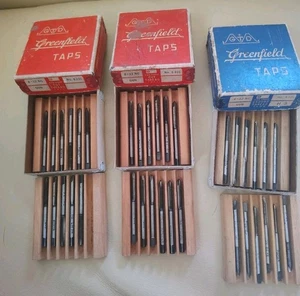 Vintage GTD Greenfield Machinists Taps In Original Boxes Lot Of 3 Boxes. - Picture 1 of 6