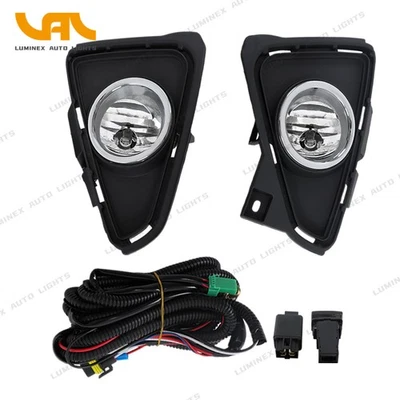 For Toyota RAV4 2016 2017 2018 Front Bumper Fog Lights Lamps Kit Left&Right Side Foto 1 de 4