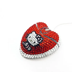 Hello Kitty Corazón Ratón Rojo Estrás 2011 Raro USB Nuevo Sellado Sanrio - Imagen 1 de 5