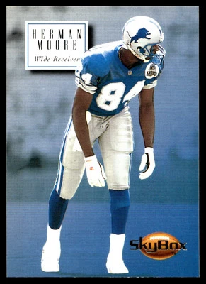 1994 SkyBox Premium Herman Moore Detroit Lions #52 *A* - Image 1 of 2