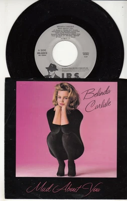 BELINDA CARLISLE (GO-GO'S) - MAD ABOUT YOU - ORIGINAL 45 WPS- GREAT SHAPE Foto 1 de 2