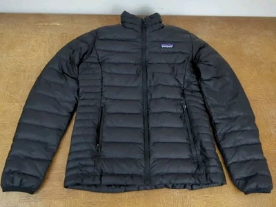 Patagonia Women's DOWN SWEATER JACKET Black Puffer Size XS - FLAWS - READ - Image 1 of 4