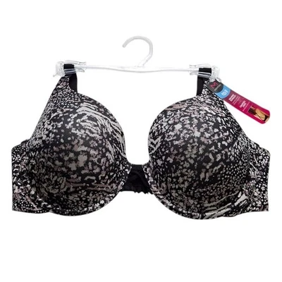 Sutiã Maidenform Push-Up Feminino 36 C Preto Multi Underwired Conversível Dreamwire - Imagem 1 de 4