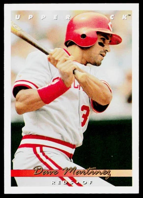 1993 Upper Deck Dave Martinez #400 Cincinnati Reds - Image 1 of 2