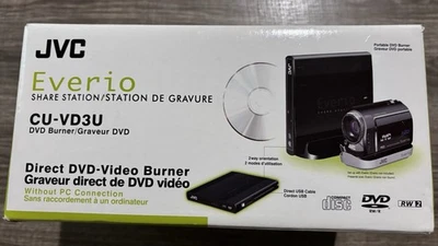 JVC Everio CU-VD3U Share Station Direct DVD Video Burner - NEW, OPEN BOX - Image 1 of 4