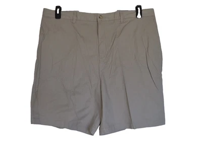 Pantalones cortos para hombre Covington caqui frente plano. 42. 100% algodón.  Foto 1 de 4