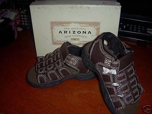 Sandálias slip-on Arizona Lil Parker marrom novo na caixa 7M - Imagem 1 de 1