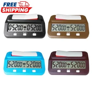 Board Game Stopwatch Battery Powered Digital Chess Clock for Family Personal Use - Picture 1 of 24