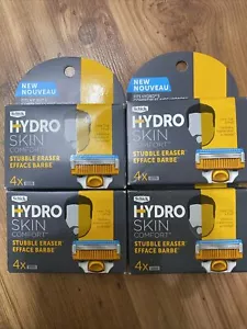 4 Paquetes Schick Hydro Skin Comfort Borrador de Rastrojos 4 Hojas/Paquete Nuevo - Imagen 1 de 1
