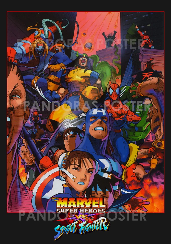 Marvel Super Heros Vs Street Fighter Poster - Image 1 of 1