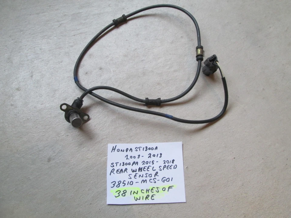 ST1300A 2003 - 2013 ST1300PA 2015 - 2018 SENSOR DE VELOCIDAD DE RUEDA TRASERA 38510-MCS-G01 Foto 1 de 4