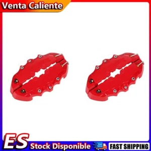 2pcs Car Disc Brake Caliper Cover Modification Brake Caliper Cover (Red S) Hot - Imagen 1 de 8