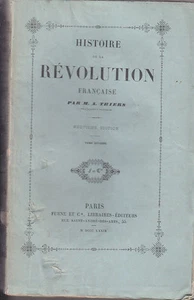 C1  Thiers HISTOIRE DE LA REVOLUTION Complet en 10 Volumes ILLUSTRES 1839 - Imagen 1 de 1