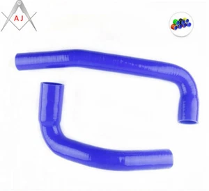 Blue For Jeep Wrangler Yj/Tj 2.4/4.2l Turbo Silicone Radiator Hose Kit 1987-2006 - Foto 1 di 5