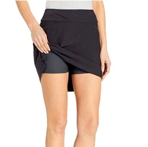 ADIDAS Women’s Adistar Black Golf Skort Sz Small Elastic Waist Built In Shorts - Picture 1 of 8