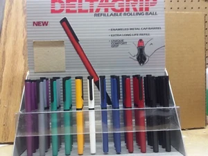 "Sheaffer " DELTAGRIP" Rolling Ball Enameled Metal Cap/barrel - Picture 1 of 4