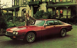 Triumph Jaguar XJ-S Hard Top Official Postcard - Picture 1 of 2