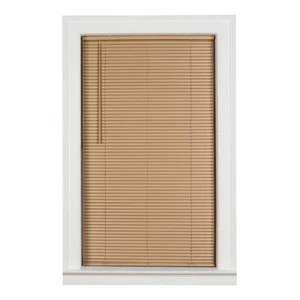 Cordless Room Darkening Vinyl Blinds Adjustable Privacy Light Control 23x48 New - Picture 1 of 4