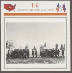 Drill Atlas Civil War Card Soldier's Life - Picture 1 of 1