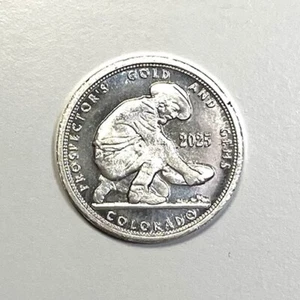 1/20Oz Prospectors Gold & Gems Colorado Prospector Round .999 Silver 2025 - Picture 1 of 4