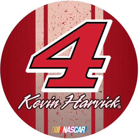 NASCAR #4 Kevin Harvick 3" Round Racing Stripe Magnet-New for 2016! Cover