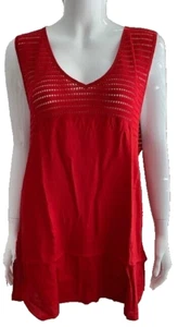 La Perla cotton crochet mini dress/cover up NWT Red size 4/XS - Picture 1 of 3