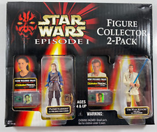 Hasbro 1999 Star Wars Padme Naberrie Obi-Wan Kenobi Figure Collector 2-Pack
