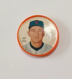 1962 Salada Baseball Coin Roger Craig #189 near mint (see scan) - Picture 1 of 2