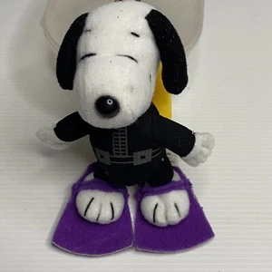 McDonald's Happy Meal Toy The Many Lives of Snoopy Plush Toy #8 Diver (2001) - Picture 1 of 4